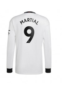 Manchester United Anthony Martial #9 Voetbaltruitje Uit tenue 2022-23 Lange Mouw